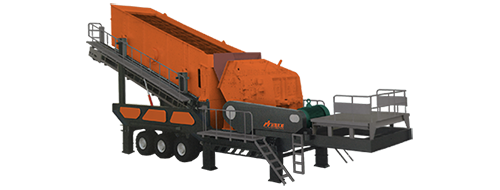 輪胎反擊式破移動破碎機(jī)